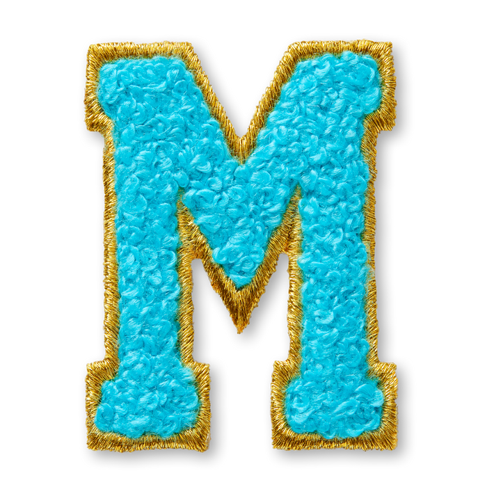 AG™ Letter M Stick-On Patch E4