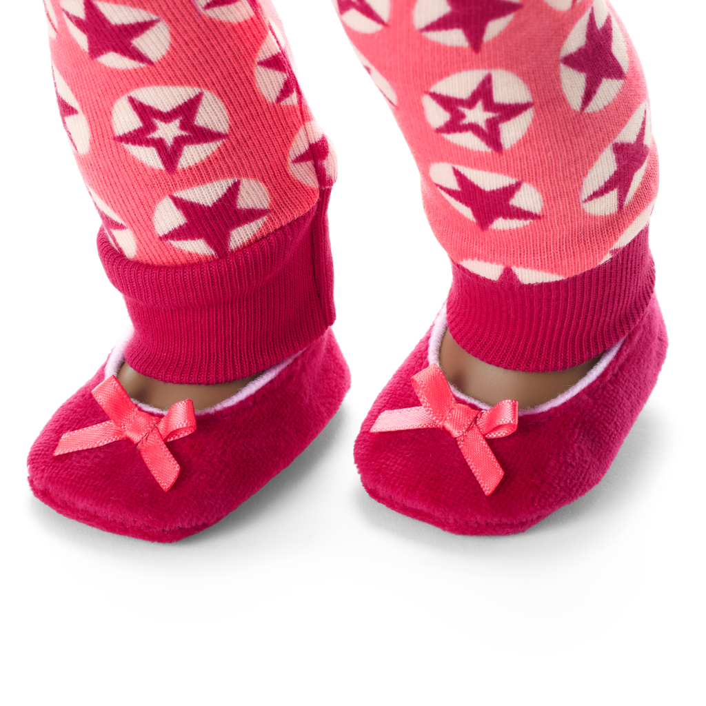 American Girl® x Hanna Andersson Berry Bright Stars Pajamas for 18-inch Dolls X4