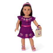 Raquel's™ Beach Party Dress for 18-inch Dolls (Girl of the Year™ 2026) U7