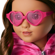 Pink Hearts Hoodie Dress for 18-inch Dolls P3