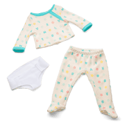 Bitty Baby® Doll #6 with red hair in Pastel Blue W3