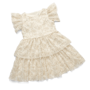 American Girl® x Janie and Jack Sparkly Cream Celebration Dress for Little Girls & Girls R4