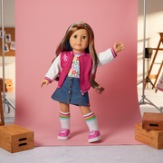 Truly Me™ 18-inch Doll #101 with wavy caramel hair V1