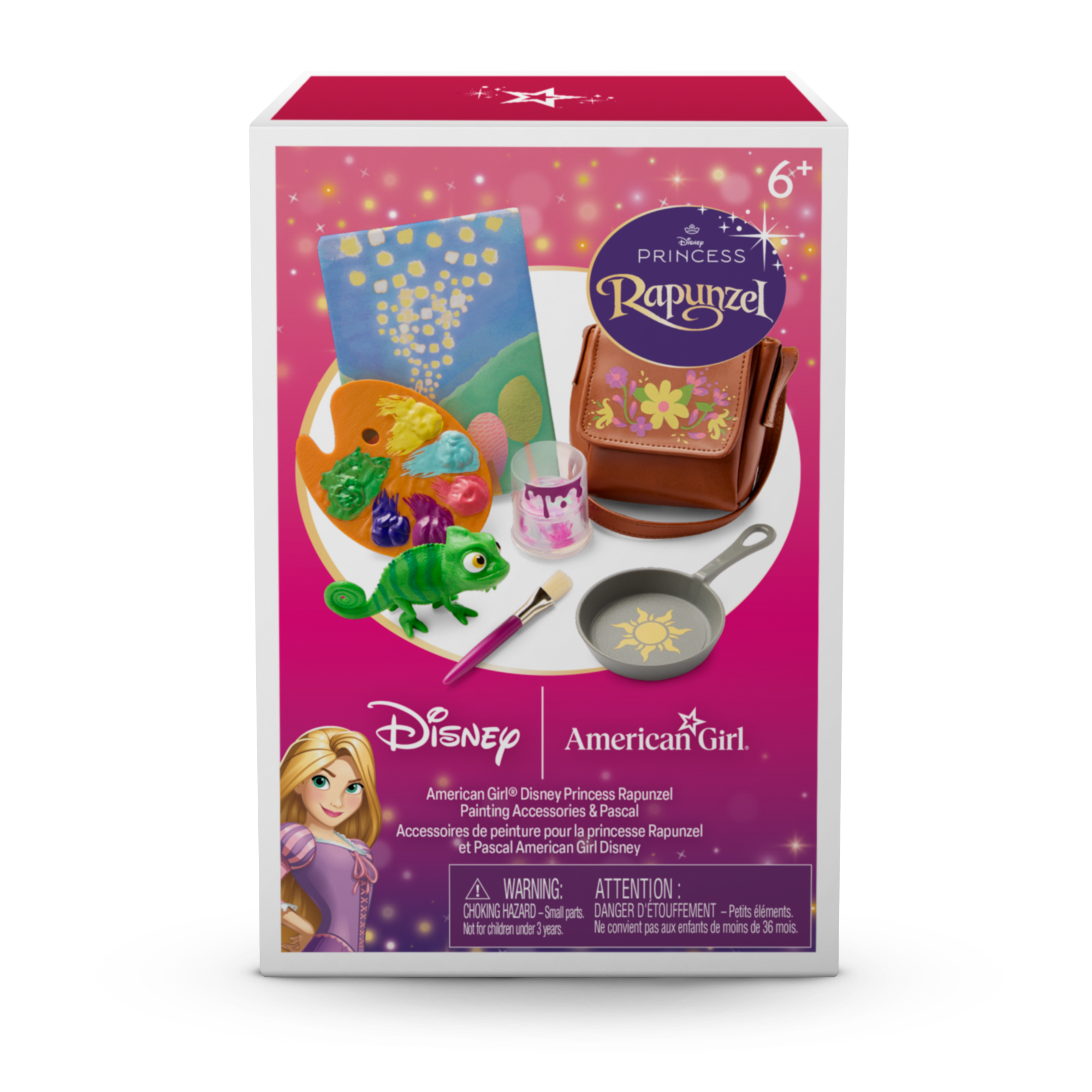 American Girl® Disney Princess Rapunzel Painting Accessories & Pascal for 18-inch Dolls Y0