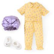 Claudie's™ Yellow Bloom Pajamas for 18-inch Dolls (Historical Characters) N1