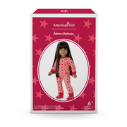 American Girl® x Hanna Andersson Berry Bright Stars Pajamas for 18-inch Dolls X4