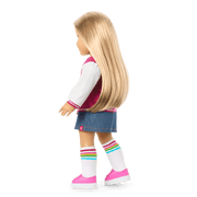 Truly Me™ 18-inch Doll #131 with straight blonde hair B8