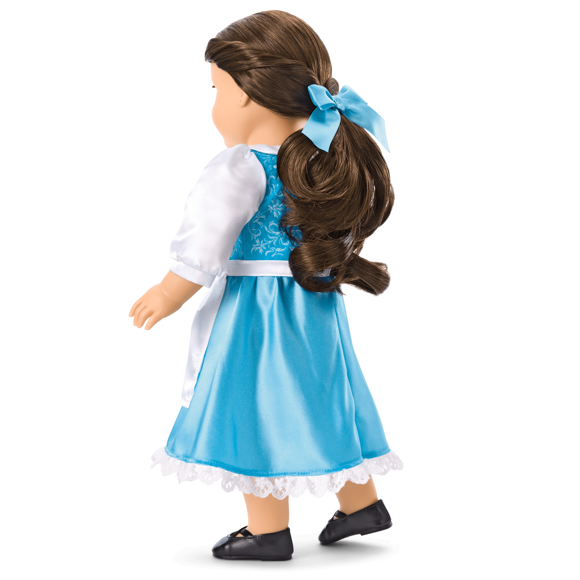 American Girl® Disney Princess Belle Blue Dress, Mrs. Potts, Chip & Accessories for 18-inch Dolls B9
