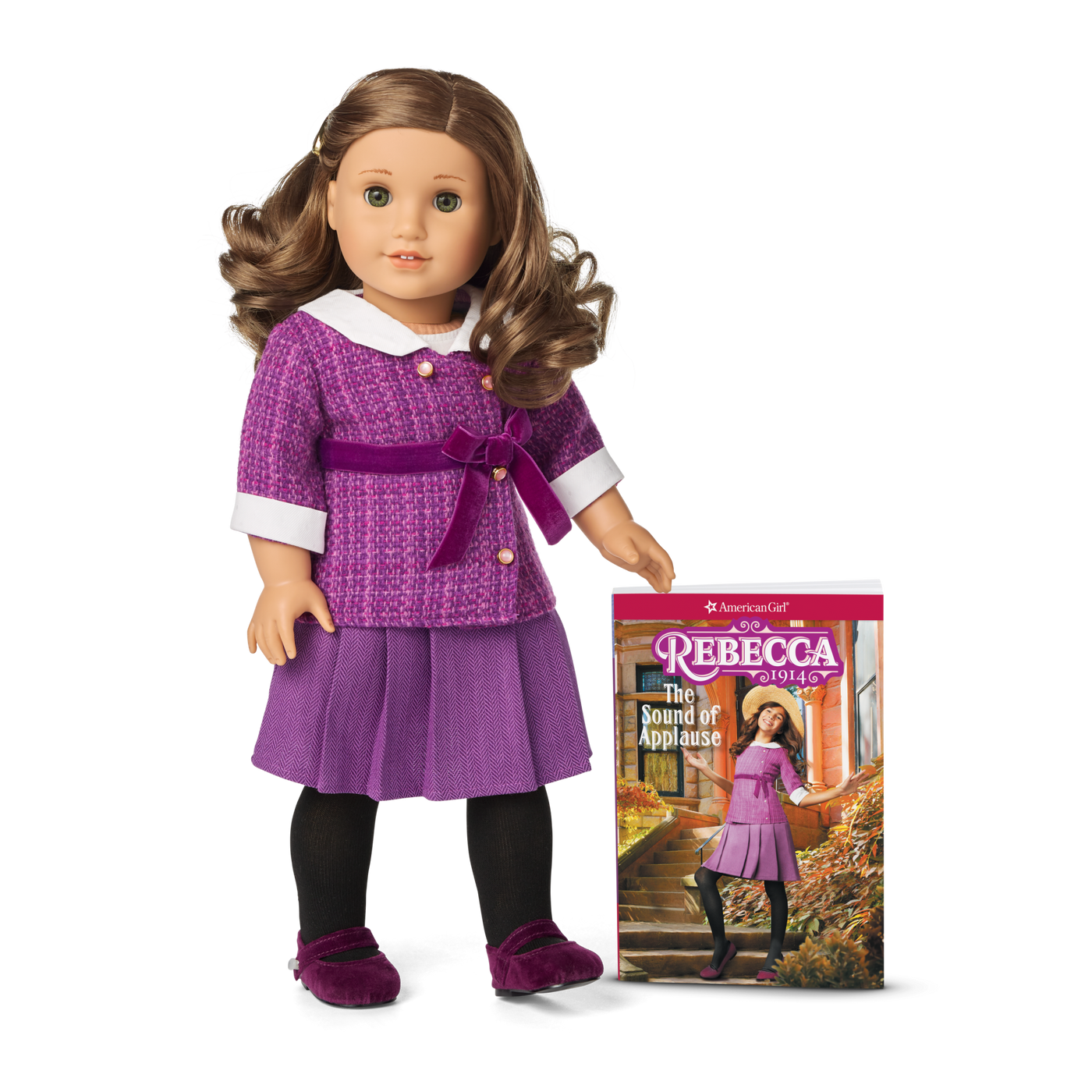 Rebecca™ 18-inch Doll & Book (Historical Characters) Z6