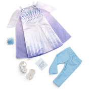 Disney Frozen Snow Queen Elsa Outfit & Accessories for 18-inch Dolls by American Girl® D2