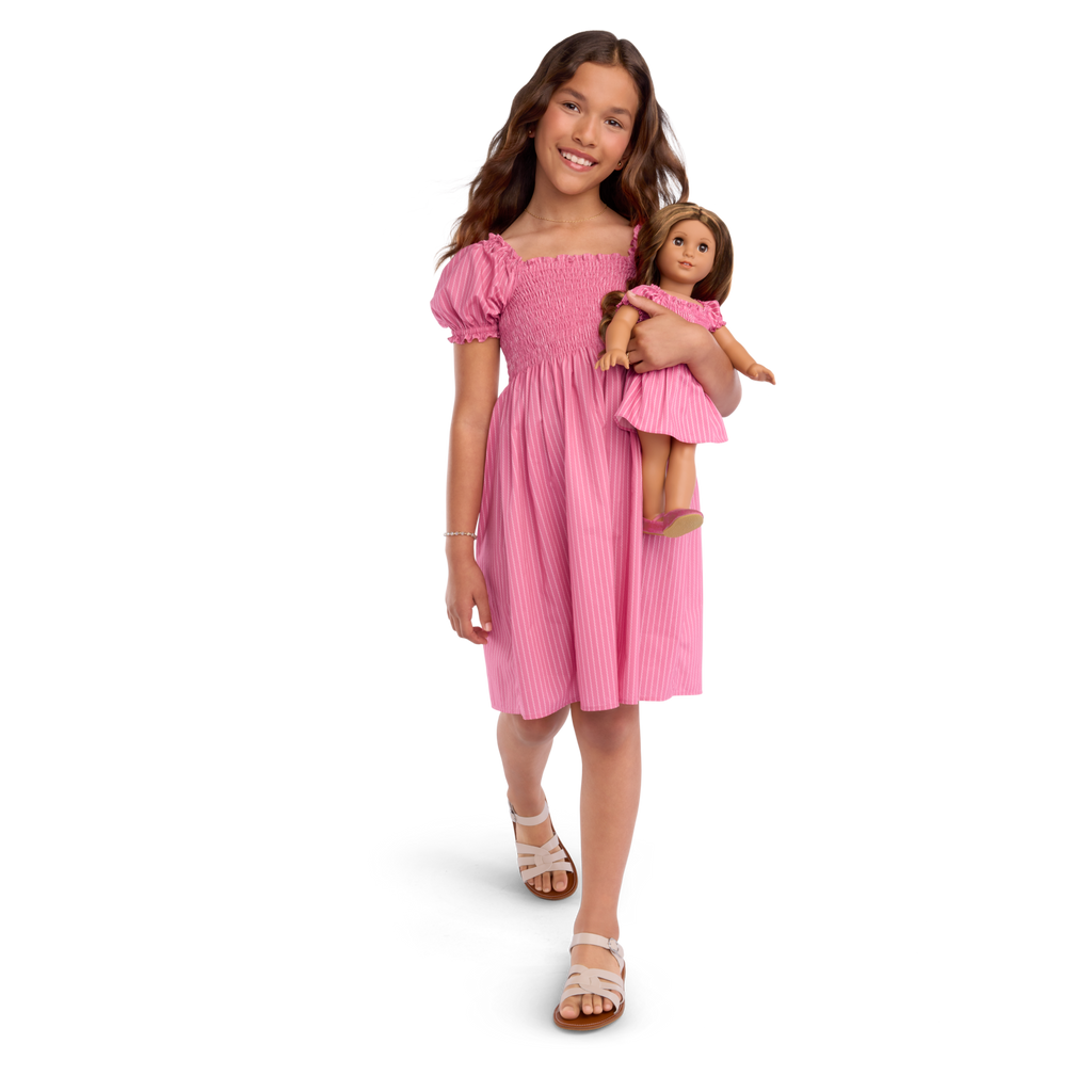 American Girl® x Hill House Home Tiny Athena Nap Dress for Girls (Addy™ Print) W0