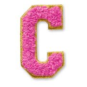 AG™ Letter C Stick-On Patch S4