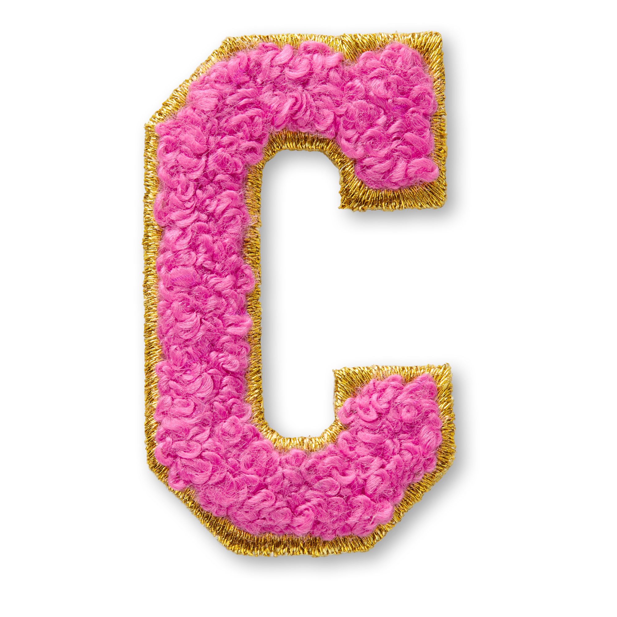 AG™ Letter C Stick-On Patch S4
