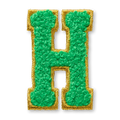AG™ Letter H Stick-On Patch Y3
