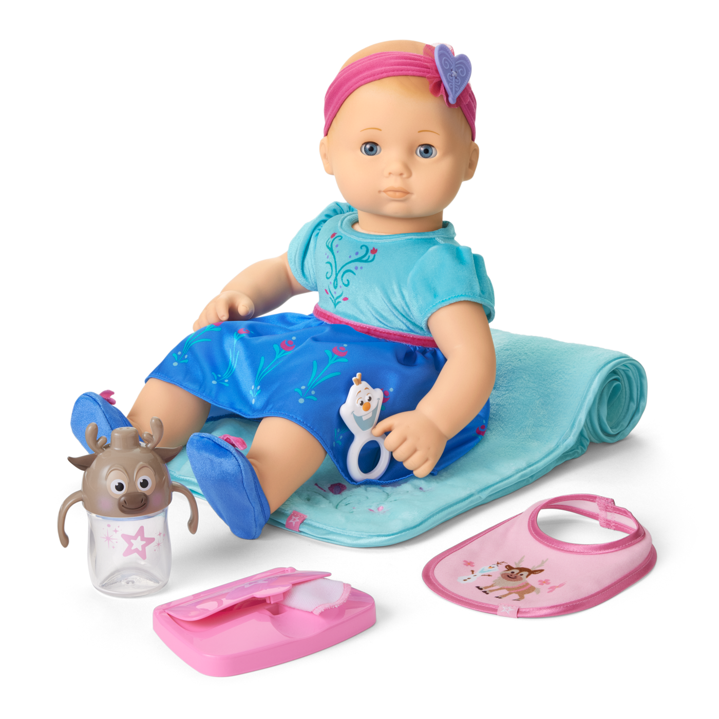 Disney Frozen Anna Cuddle & Care Set with Bitty Baby® Doll by American Girl® Y6