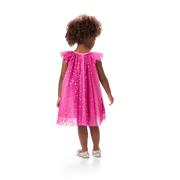 Pink Party-Ready Dress for Little Girls (Bitty Baby®) U5