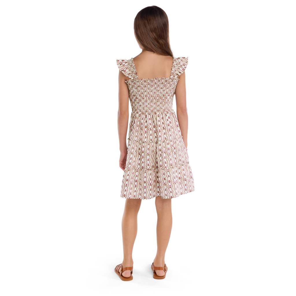 American Girl® x Hill House Home Tiny Ellie Nap Dress for Girls (Felicity™ Print) X3