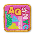AG™ New York Stick-On Patch O7