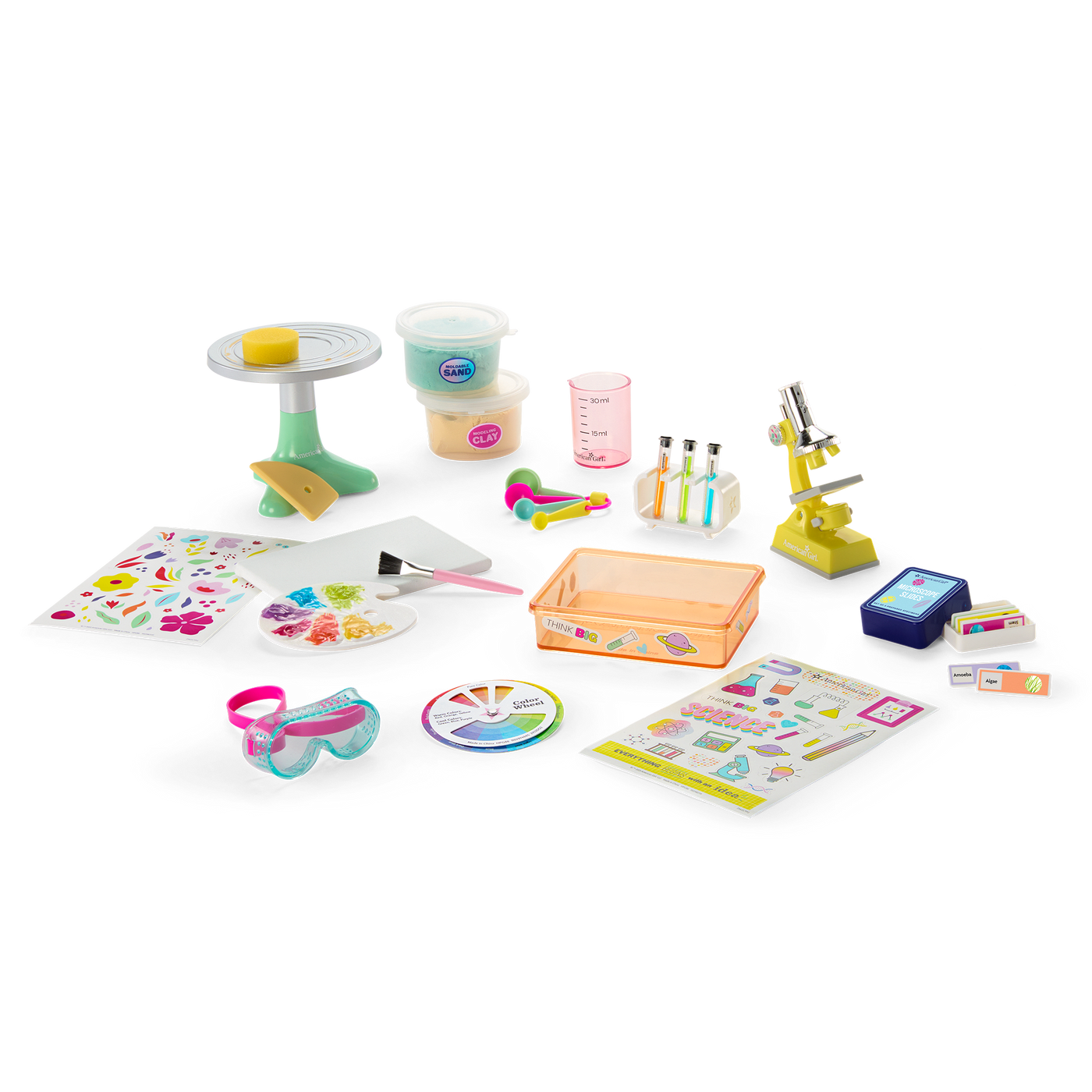 Love to Explore Art & Science Set for 18-inch Dolls H6