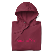 American Girl® Burgundy Hoodie for Adults Z6