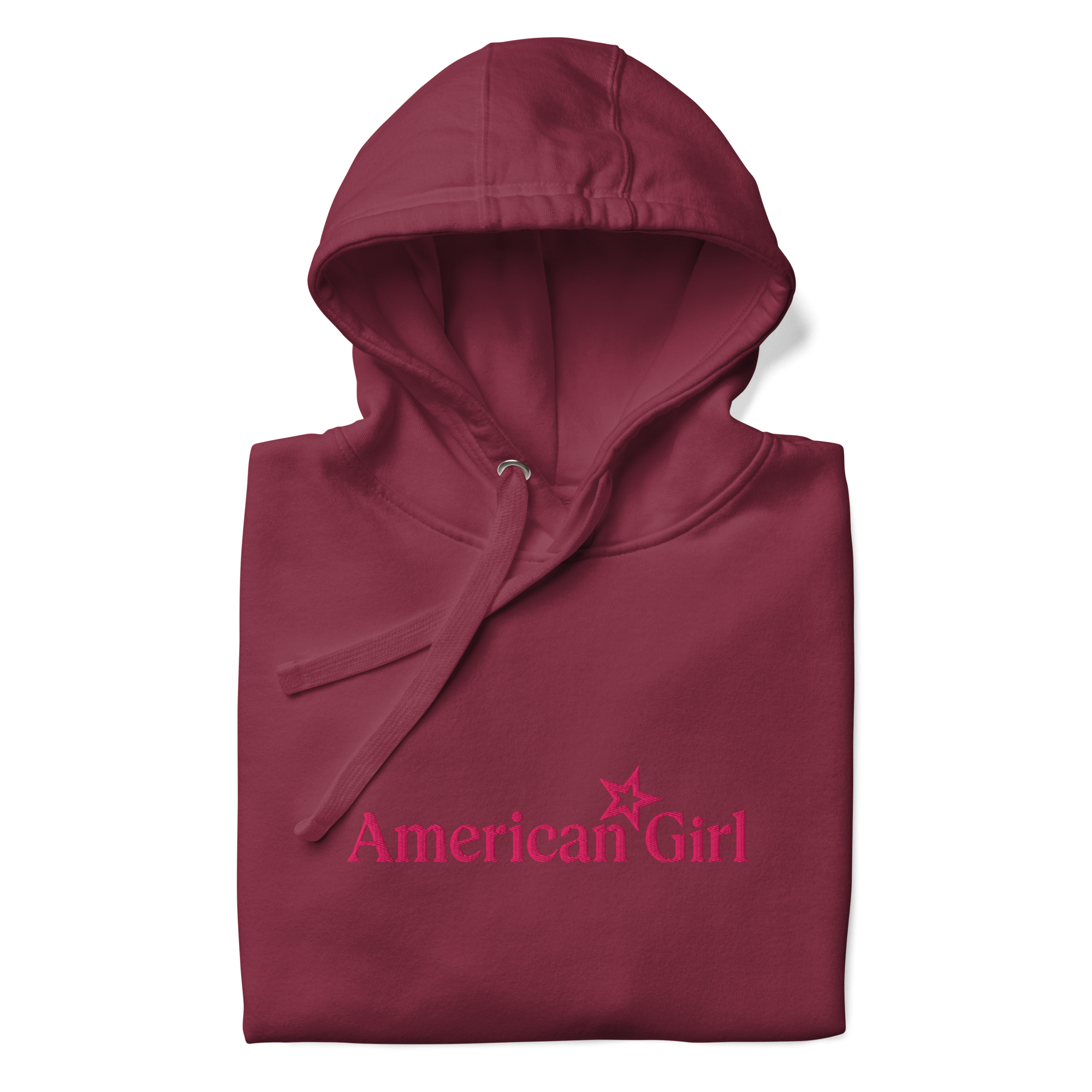 American Girl® Burgundy Hoodie for Adults Z6