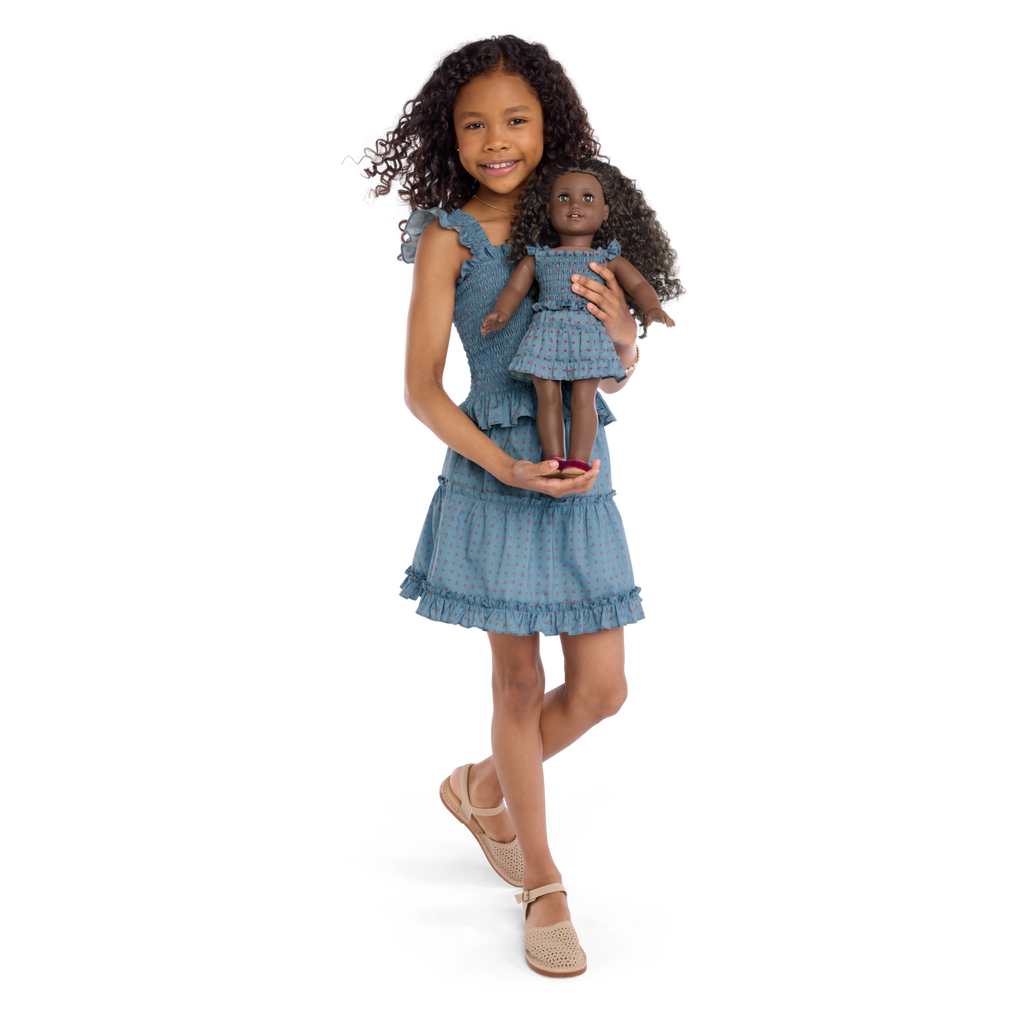 American Girl® x Hill House Home Tiny Paz Nap Set for Girls (Kirsten™ Print) V3