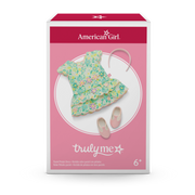 Pastel Petals Dress for 18-inch Dolls Z6