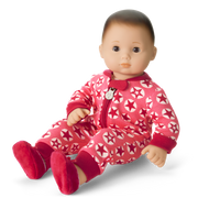 American Girl® x Hanna Andersson Berry Bright Stars Pajamas for Bitty Baby® Dolls G2