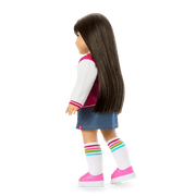 Truly Me™ 18-inch Doll #130 with straight black-brown hair F4