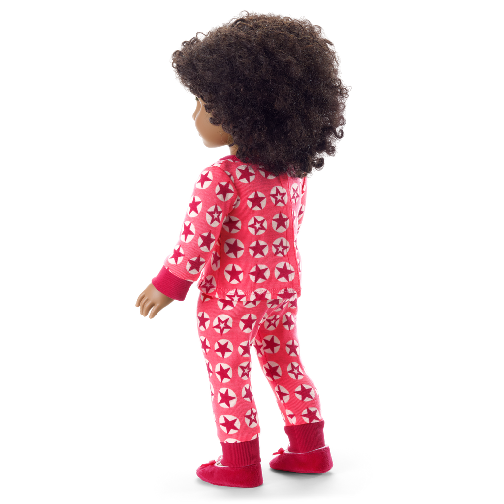 American Girl® x Hanna Andersson Berry Bright Stars Pajamas for 18-inch Dolls X4