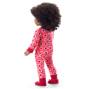American Girl® x Hanna Andersson Berry Bright Stars Pajamas for 18-inch Dolls X4
