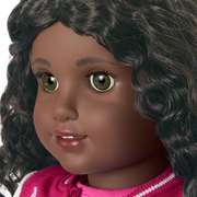 Truly Me™ 18-inch Doll #127 with curly dark-brown hair U7
