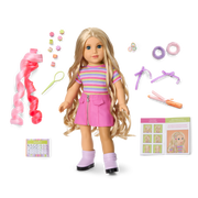 Long Hair Looks™ by Truly Me™ 18-inch Doll #133 & hair accessories Q5