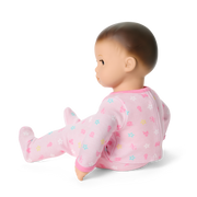 Bitty Baby® Doll #2 with brown hair in Pastel Pink Q3