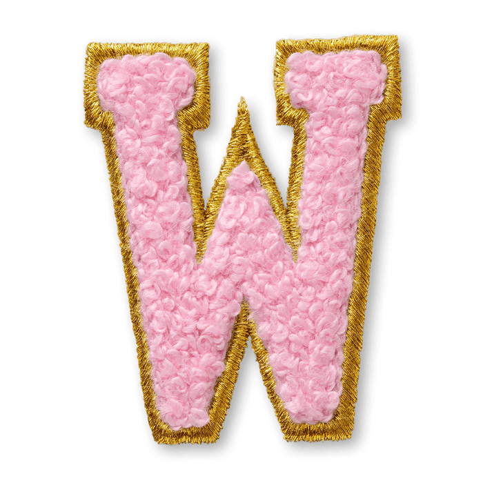 AG™ Letter W Stick-On Patch W0