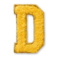 AG™ Letter D Stick-On Patch Q6