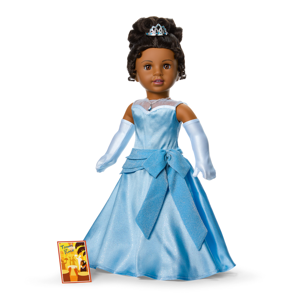 American Girl® Disney Princess Tiana Evening Star Dress & Accessories for 18-inch Dolls K1