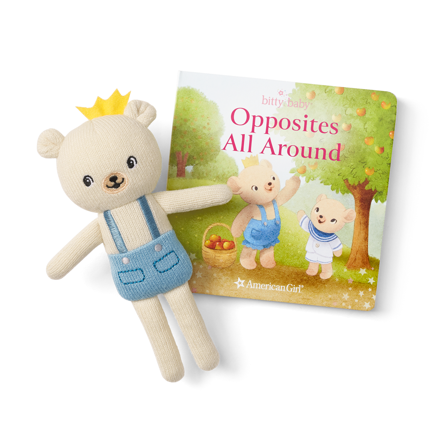 Bitty’s™ Bear Friend & Opposites All Around Board Book F9