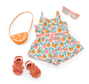 Orange You Glad It's Summer Outfit for 18-inch Dolls E7