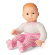 Bitty Baby® Doll #6 with red hair in Pretty Pink G3