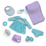 Disney Frozen Elsa Cuddle & Care Set with Bitty Baby® Doll by American Girl® N0