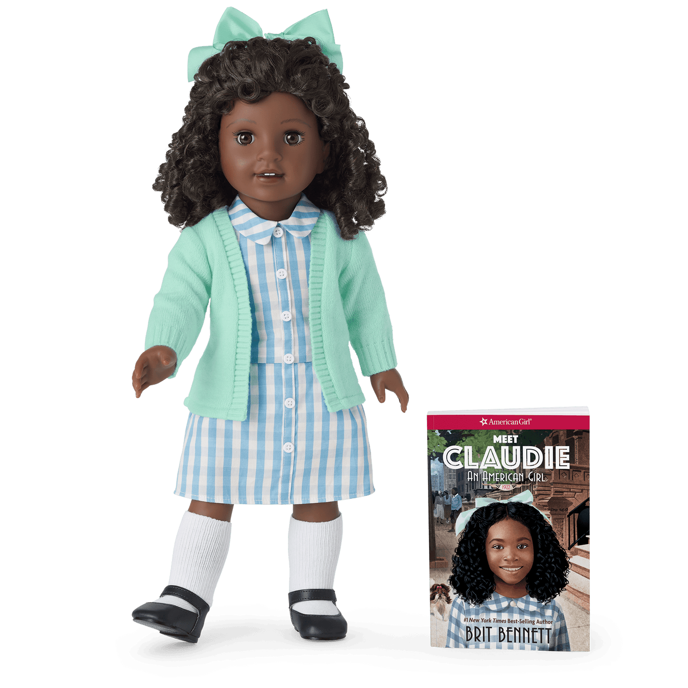 Claudie™ 18-inch Doll & Book (Historical Characters) Y8