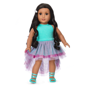 Glam Shimmering Ocean Outfit for 18-inch Dolls D0