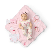 Bitty Baby® Doll #2 with brown hair Care & Play Set T0