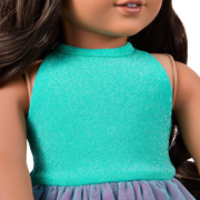 Glam Shimmering Ocean Outfit for 18-inch Dolls C1
