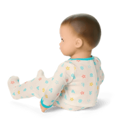 Bitty Baby® Doll #2 with brown hair in Pastel Blue F0