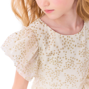 American Girl® x Janie and Jack Sparkly Cream Celebration Dress for Little Girls & Girls R4