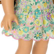 Pastel Petals Dress for 18-inch Dolls Z6
