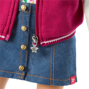Truly Me™ 18-inch Doll #124 with straight black-brown hair Y6
