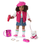 Truly Me™ 18-inch Doll #112 with curly dark-brown hair V6